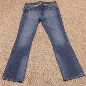 Express factory fade Bootcut Jeans Size 6 like new